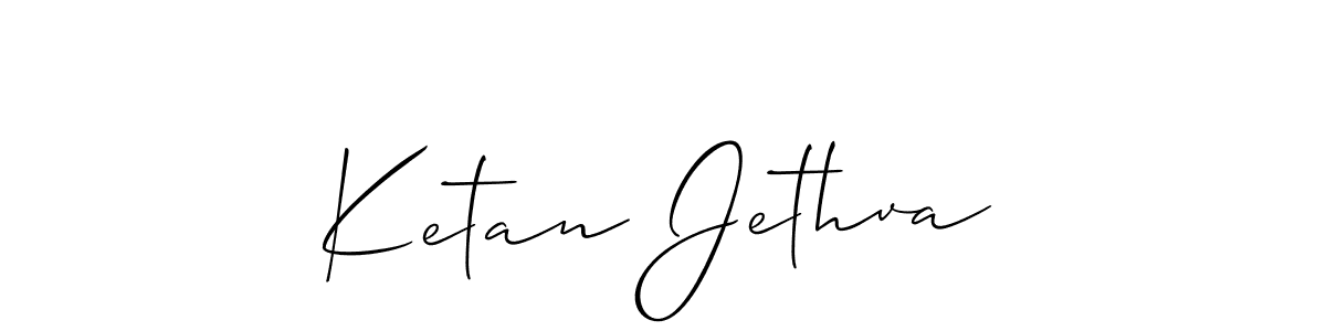 Similarly Allison_Script is the best handwritten signature design. Signature creator online .You can use it as an online autograph creator for name Ketan Jethva. Ketan Jethva signature style 2 images and pictures png