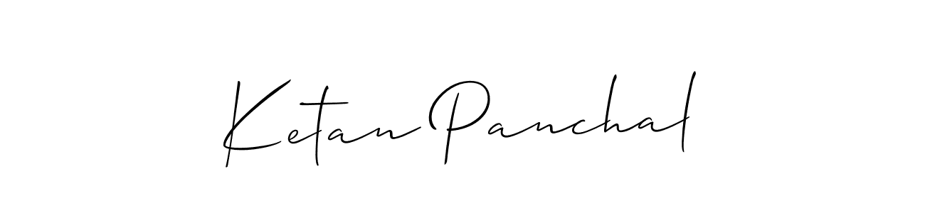 Make a short Ketan Panchal signature style. Manage your documents anywhere anytime using Allison_Script. Create and add eSignatures, submit forms, share and send files easily. Ketan Panchal signature style 2 images and pictures png