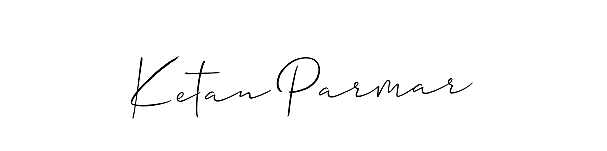 Make a short Ketan Parmar signature style. Manage your documents anywhere anytime using Allison_Script. Create and add eSignatures, submit forms, share and send files easily. Ketan Parmar signature style 2 images and pictures png