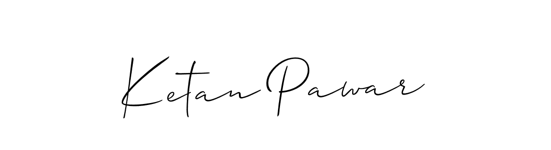 Best and Professional Signature Style for Ketan Pawar. Allison_Script Best Signature Style Collection. Ketan Pawar signature style 2 images and pictures png