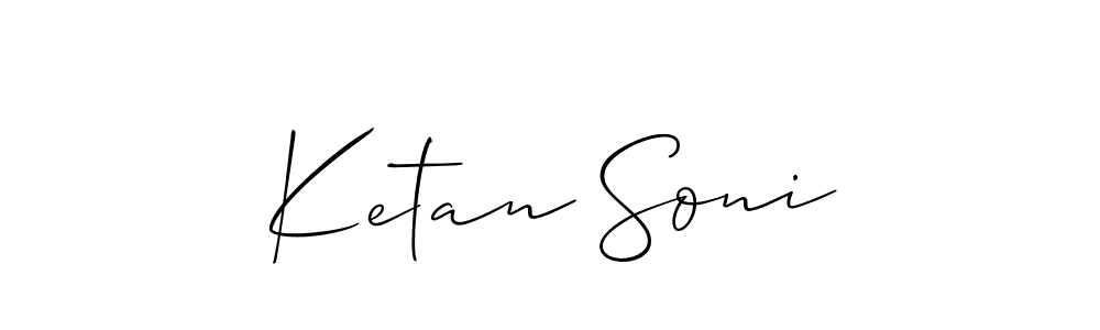 Also You can easily find your signature by using the search form. We will create Ketan Soni name handwritten signature images for you free of cost using Allison_Script sign style. Ketan Soni signature style 2 images and pictures png