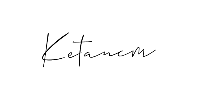 Check out images of Autograph of Ketancm name. Actor Ketancm Signature Style. Allison_Script is a professional sign style online. Ketancm signature style 2 images and pictures png