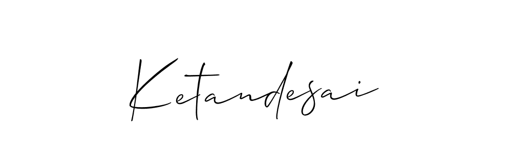 Best and Professional Signature Style for Ketandesai. Allison_Script Best Signature Style Collection. Ketandesai signature style 2 images and pictures png