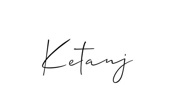 Similarly Allison_Script is the best handwritten signature design. Signature creator online .You can use it as an online autograph creator for name Ketanj. Ketanj signature style 2 images and pictures png