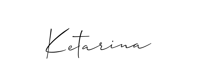 Also we have Ketarina name is the best signature style. Create professional handwritten signature collection using Allison_Script autograph style. Ketarina signature style 2 images and pictures png