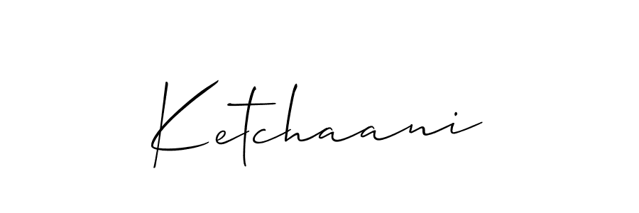 Similarly Allison_Script is the best handwritten signature design. Signature creator online .You can use it as an online autograph creator for name Ketchaani. Ketchaani signature style 2 images and pictures png