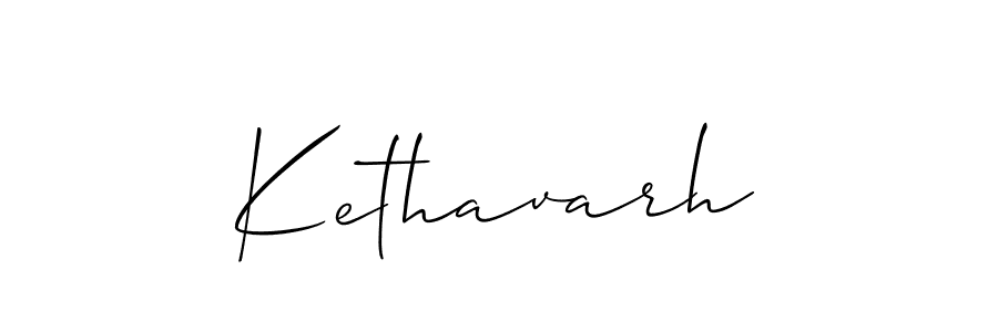 It looks lik you need a new signature style for name Kethavarh. Design unique handwritten (Allison_Script) signature with our free signature maker in just a few clicks. Kethavarh signature style 2 images and pictures png