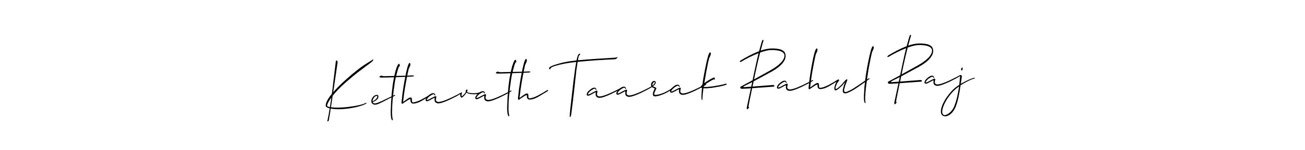 Create a beautiful signature design for name Kethavath Taarak Rahul Raj. With this signature (Allison_Script) fonts, you can make a handwritten signature for free. Kethavath Taarak Rahul Raj signature style 2 images and pictures png