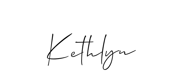 How to Draw Kethlyn signature style? Allison_Script is a latest design signature styles for name Kethlyn. Kethlyn signature style 2 images and pictures png