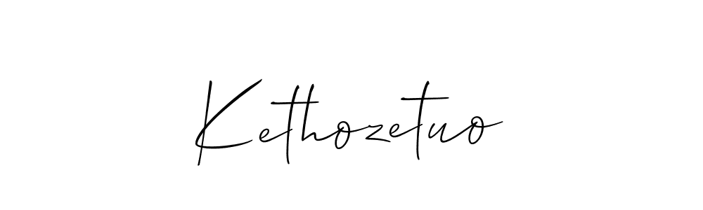 Best and Professional Signature Style for Kethozetuo. Allison_Script Best Signature Style Collection. Kethozetuo signature style 2 images and pictures png