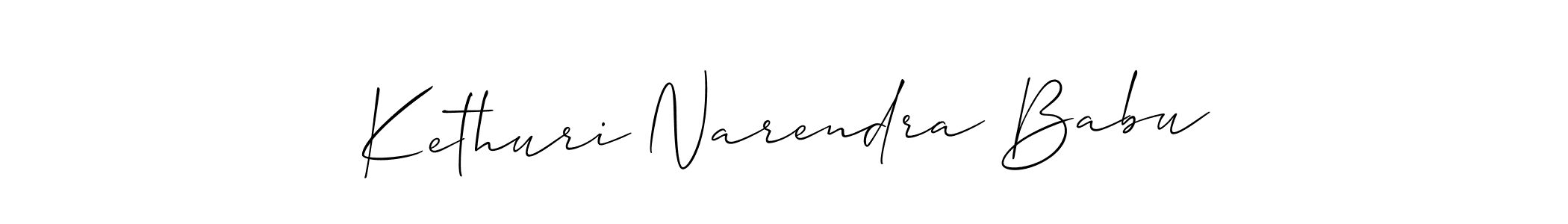 This is the best signature style for the Kethuri Narendra Babu name. Also you like these signature font (Allison_Script). Mix name signature. Kethuri Narendra Babu signature style 2 images and pictures png