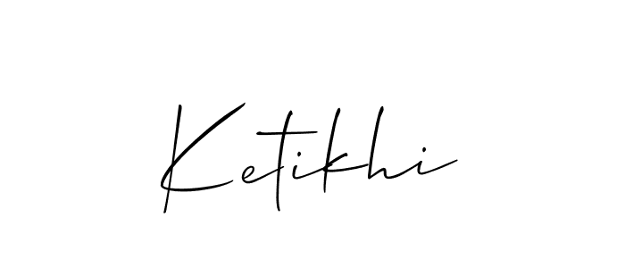 Similarly Allison_Script is the best handwritten signature design. Signature creator online .You can use it as an online autograph creator for name Ketikhi. Ketikhi signature style 2 images and pictures png