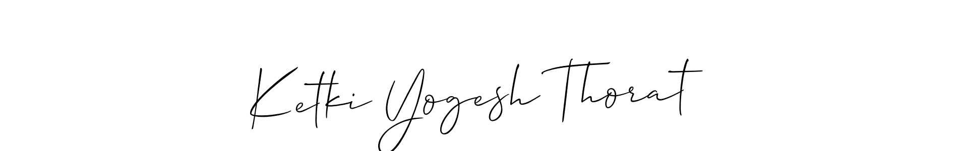 Similarly Allison_Script is the best handwritten signature design. Signature creator online .You can use it as an online autograph creator for name Ketki Yogesh Thorat. Ketki Yogesh Thorat signature style 2 images and pictures png