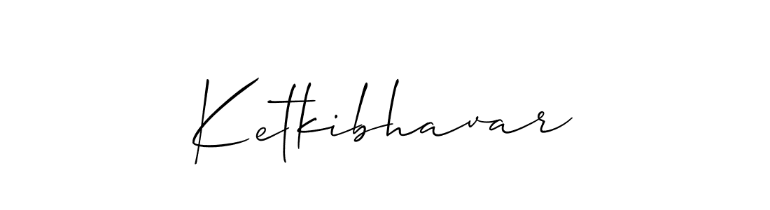 How to make Ketkibhavar name signature. Use Allison_Script style for creating short signs online. This is the latest handwritten sign. Ketkibhavar signature style 2 images and pictures png