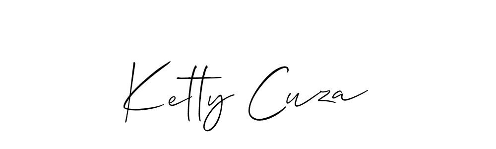 Also we have Ketty Cuza name is the best signature style. Create professional handwritten signature collection using Allison_Script autograph style. Ketty Cuza signature style 2 images and pictures png