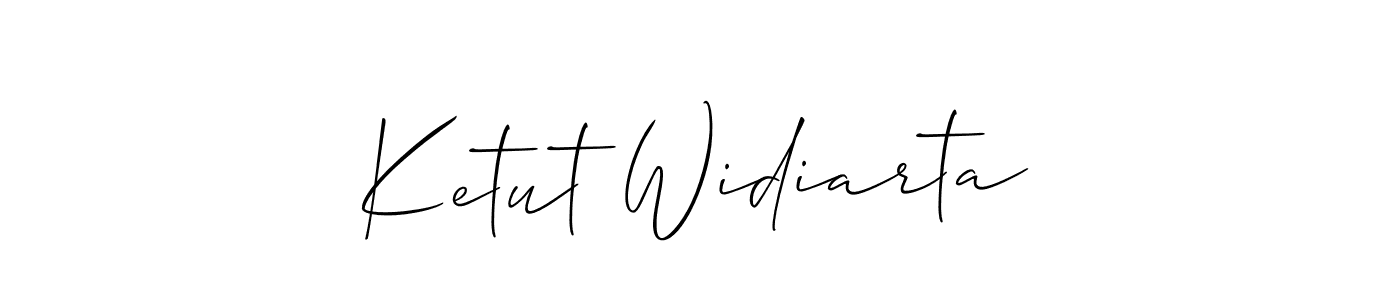 How to make Ketut Widiarta signature? Allison_Script is a professional autograph style. Create handwritten signature for Ketut Widiarta name. Ketut Widiarta signature style 2 images and pictures png