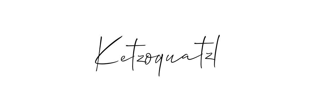 Allison_Script is a professional signature style that is perfect for those who want to add a touch of class to their signature. It is also a great choice for those who want to make their signature more unique. Get Ketzoquatzl name to fancy signature for free. Ketzoquatzl signature style 2 images and pictures png