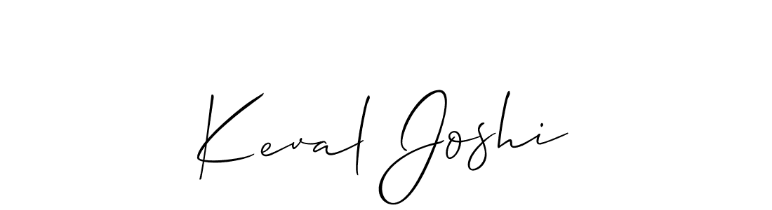 if you are searching for the best signature style for your name Keval Joshi. so please give up your signature search. here we have designed multiple signature styles  using Allison_Script. Keval Joshi signature style 2 images and pictures png