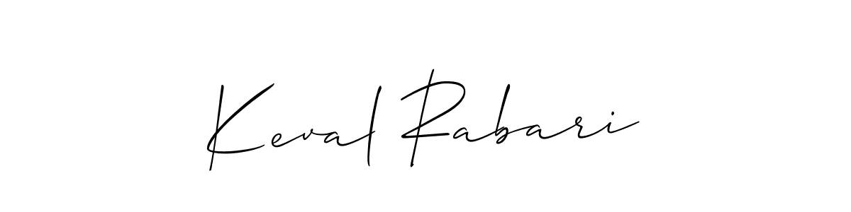 Once you've used our free online signature maker to create your best signature Allison_Script style, it's time to enjoy all of the benefits that Keval Rabari name signing documents. Keval Rabari signature style 2 images and pictures png