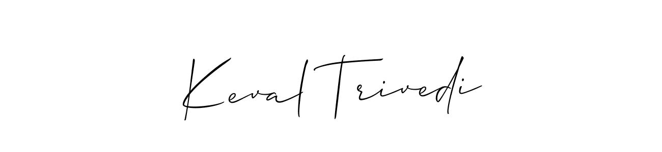 Once you've used our free online signature maker to create your best signature Allison_Script style, it's time to enjoy all of the benefits that Keval Trivedi name signing documents. Keval Trivedi signature style 2 images and pictures png