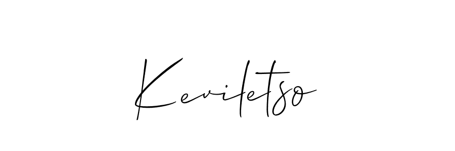 Also You can easily find your signature by using the search form. We will create Keviletso name handwritten signature images for you free of cost using Allison_Script sign style. Keviletso signature style 2 images and pictures png