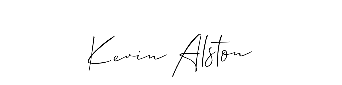 The best way (Allison_Script) to make a short signature is to pick only two or three words in your name. The name Kevin Alston include a total of six letters. For converting this name. Kevin Alston signature style 2 images and pictures png