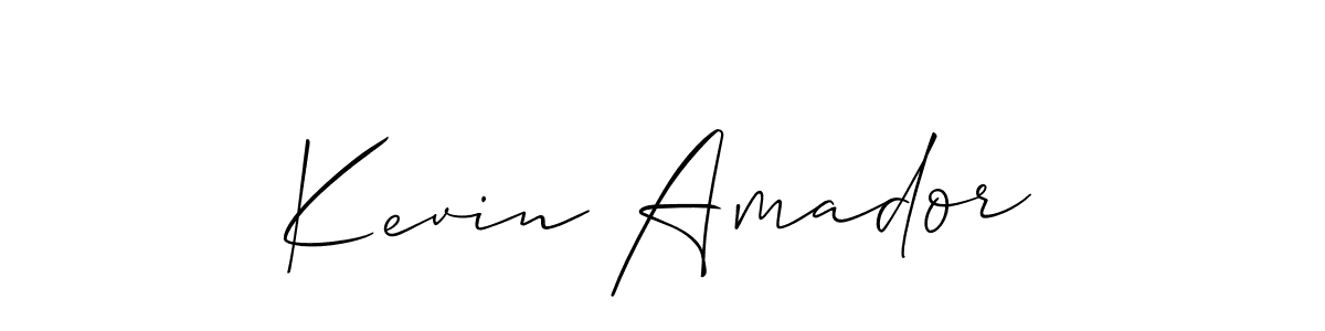 See photos of Kevin Amador official signature by Spectra . Check more albums & portfolios. Read reviews & check more about Allison_Script font. Kevin Amador signature style 2 images and pictures png