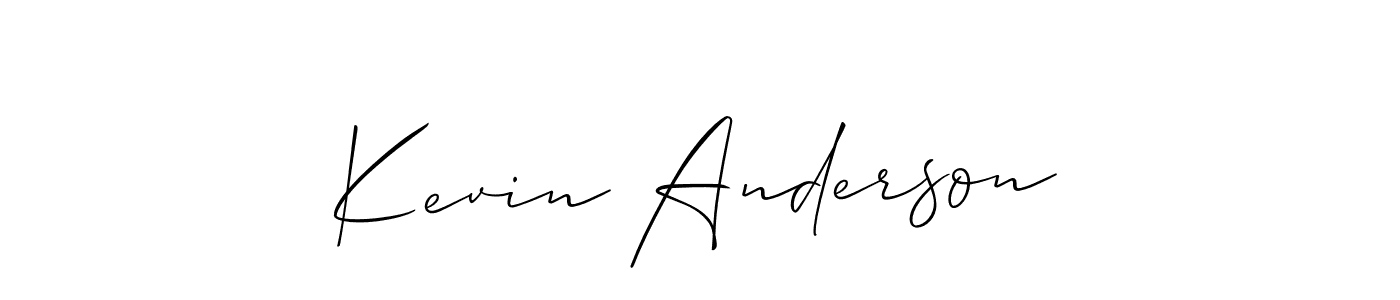 Design your own signature with our free online signature maker. With this signature software, you can create a handwritten (Allison_Script) signature for name Kevin Anderson. Kevin Anderson signature style 2 images and pictures png