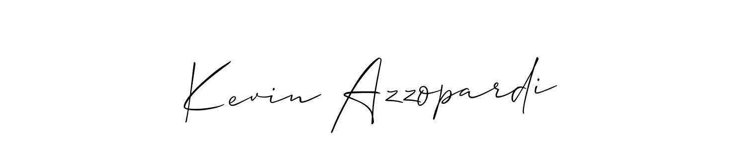 Also You can easily find your signature by using the search form. We will create Kevin Azzopardi name handwritten signature images for you free of cost using Allison_Script sign style. Kevin Azzopardi signature style 2 images and pictures png