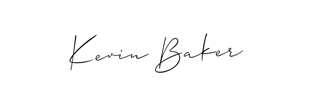 Make a beautiful signature design for name Kevin Baker. With this signature (Allison_Script) style, you can create a handwritten signature for free. Kevin Baker signature style 2 images and pictures png