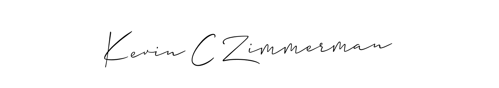 Check out images of Autograph of Kevin C Zimmerman name. Actor Kevin C Zimmerman Signature Style. Allison_Script is a professional sign style online. Kevin C Zimmerman signature style 2 images and pictures png