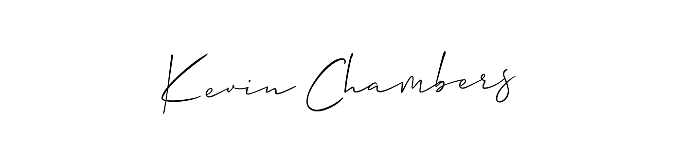 Kevin Chambers stylish signature style. Best Handwritten Sign (Allison_Script) for my name. Handwritten Signature Collection Ideas for my name Kevin Chambers. Kevin Chambers signature style 2 images and pictures png