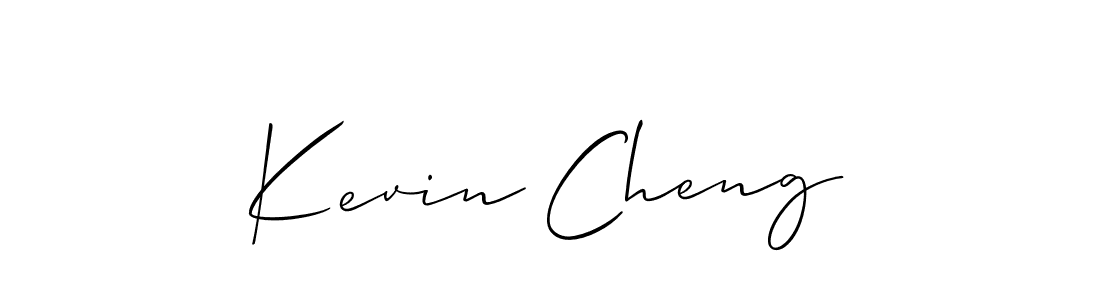 How to Draw Kevin Cheng signature style? Allison_Script is a latest design signature styles for name Kevin Cheng. Kevin Cheng signature style 2 images and pictures png