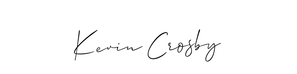 Similarly Allison_Script is the best handwritten signature design. Signature creator online .You can use it as an online autograph creator for name Kevin Crosby. Kevin Crosby signature style 2 images and pictures png