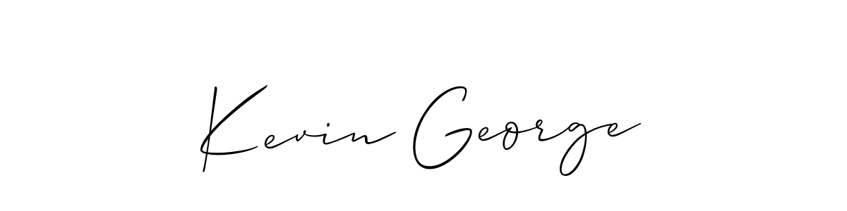 Best and Professional Signature Style for Kevin George. Allison_Script Best Signature Style Collection. Kevin George signature style 2 images and pictures png