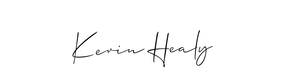 Use a signature maker to create a handwritten signature online. With this signature software, you can design (Allison_Script) your own signature for name Kevin Healy. Kevin Healy signature style 2 images and pictures png