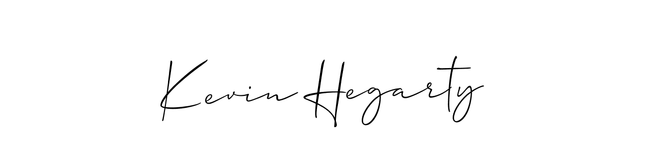 The best way (Allison_Script) to make a short signature is to pick only two or three words in your name. The name Kevin Hegarty include a total of six letters. For converting this name. Kevin Hegarty signature style 2 images and pictures png