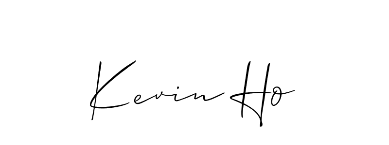 Also we have Kevin Ho name is the best signature style. Create professional handwritten signature collection using Allison_Script autograph style. Kevin Ho signature style 2 images and pictures png