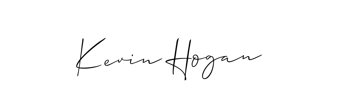 Make a beautiful signature design for name Kevin Hogan. With this signature (Allison_Script) style, you can create a handwritten signature for free. Kevin Hogan signature style 2 images and pictures png