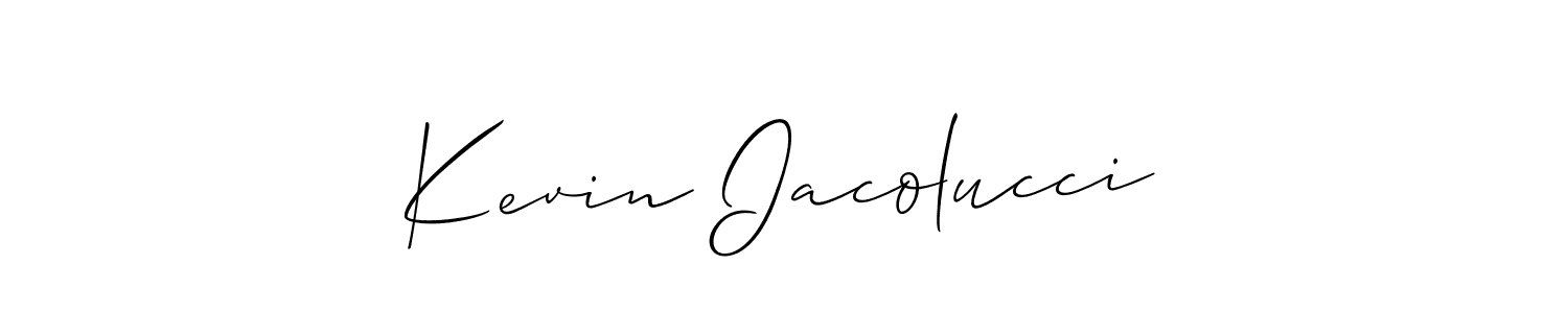 Make a beautiful signature design for name Kevin Iacolucci. With this signature (Allison_Script) style, you can create a handwritten signature for free. Kevin Iacolucci signature style 2 images and pictures png