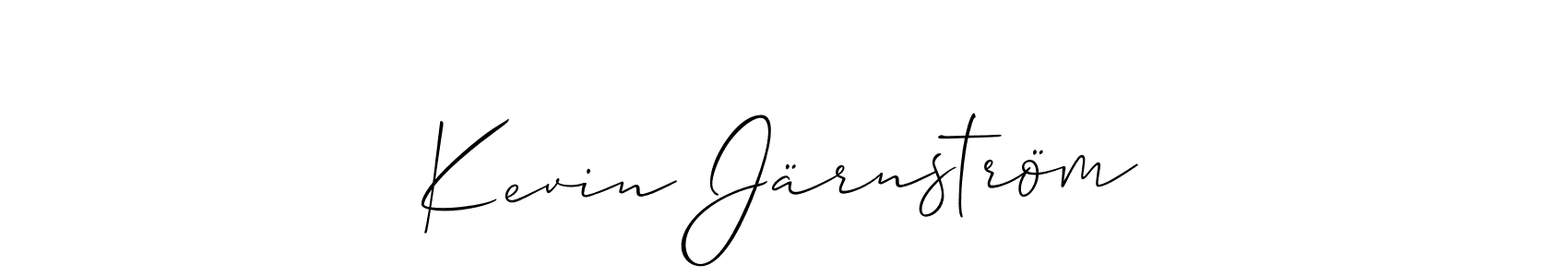 Design your own signature with our free online signature maker. With this signature software, you can create a handwritten (Allison_Script) signature for name Kevin Järnström. Kevin Järnström signature style 2 images and pictures png