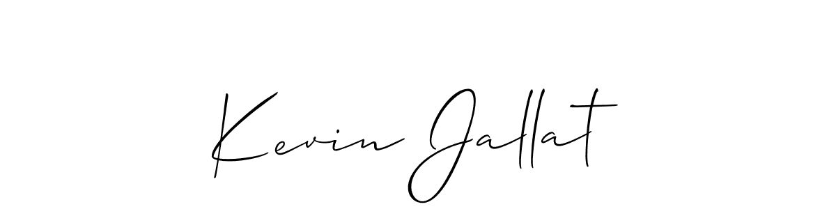 Similarly Allison_Script is the best handwritten signature design. Signature creator online .You can use it as an online autograph creator for name Kevin Jallat. Kevin Jallat signature style 2 images and pictures png