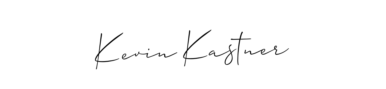 How to make Kevin Kastner name signature. Use Allison_Script style for creating short signs online. This is the latest handwritten sign. Kevin Kastner signature style 2 images and pictures png