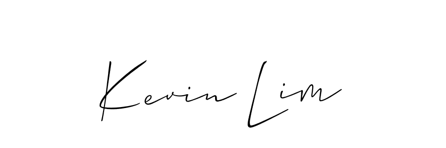 Also we have Kevin Lim name is the best signature style. Create professional handwritten signature collection using Allison_Script autograph style. Kevin Lim signature style 2 images and pictures png