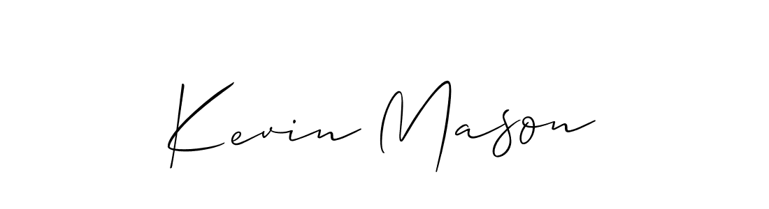 Design your own signature with our free online signature maker. With this signature software, you can create a handwritten (Allison_Script) signature for name Kevin Mason. Kevin Mason signature style 2 images and pictures png