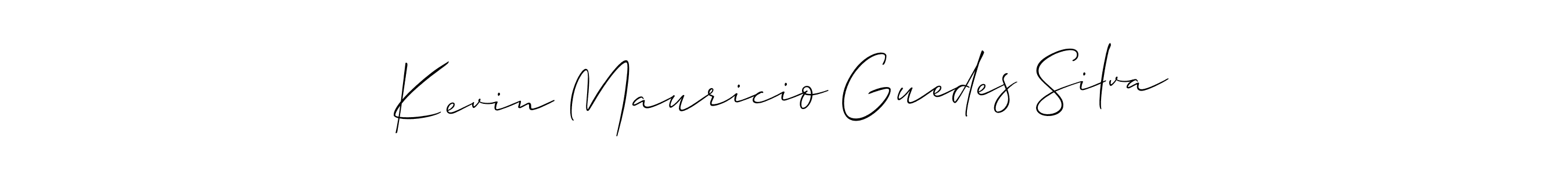 You can use this online signature creator to create a handwritten signature for the name Kevin Mauricio Guedes Silva. This is the best online autograph maker. Kevin Mauricio Guedes Silva signature style 2 images and pictures png