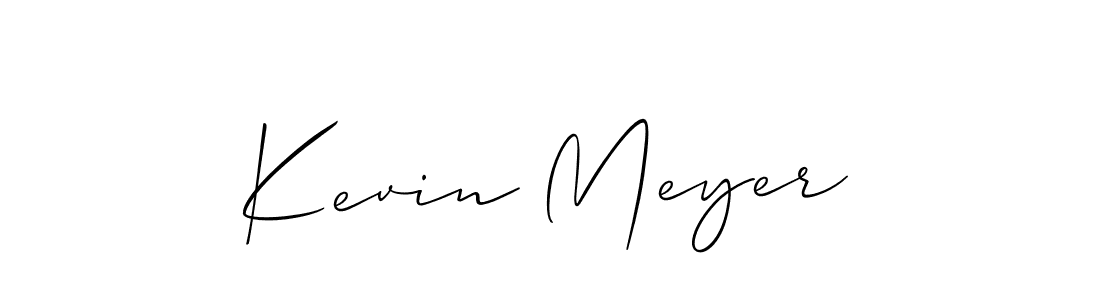 It looks lik you need a new signature style for name Kevin Meyer. Design unique handwritten (Allison_Script) signature with our free signature maker in just a few clicks. Kevin Meyer signature style 2 images and pictures png