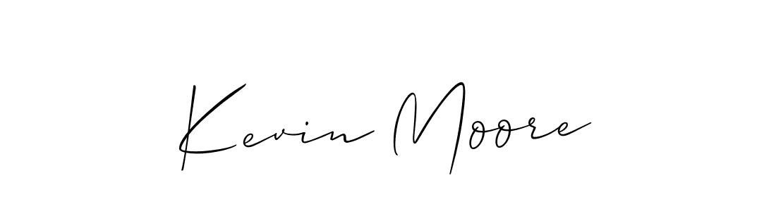 It looks lik you need a new signature style for name Kevin Moore. Design unique handwritten (Allison_Script) signature with our free signature maker in just a few clicks. Kevin Moore signature style 2 images and pictures png