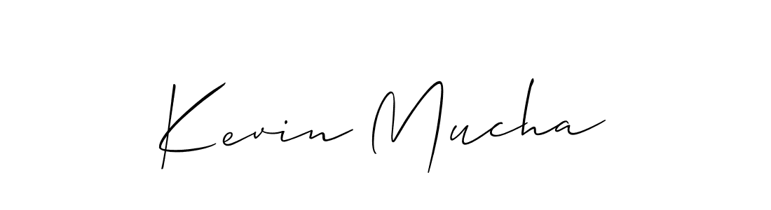 This is the best signature style for the Kevin Mucha name. Also you like these signature font (Allison_Script). Mix name signature. Kevin Mucha signature style 2 images and pictures png