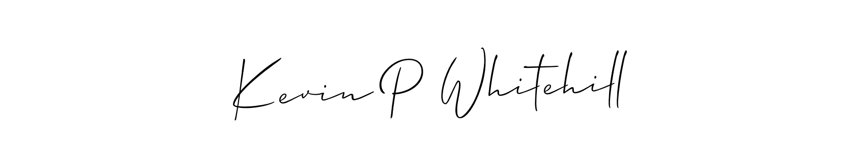 This is the best signature style for the Kevin P Whitehill name. Also you like these signature font (Allison_Script). Mix name signature. Kevin P Whitehill signature style 2 images and pictures png